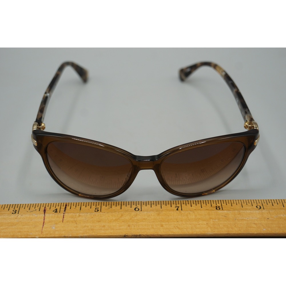 Diane von Furstenberg Isabella Sunglasses Brown Tortoise Cat Eye DV593S 207 - Picture 10 of 11